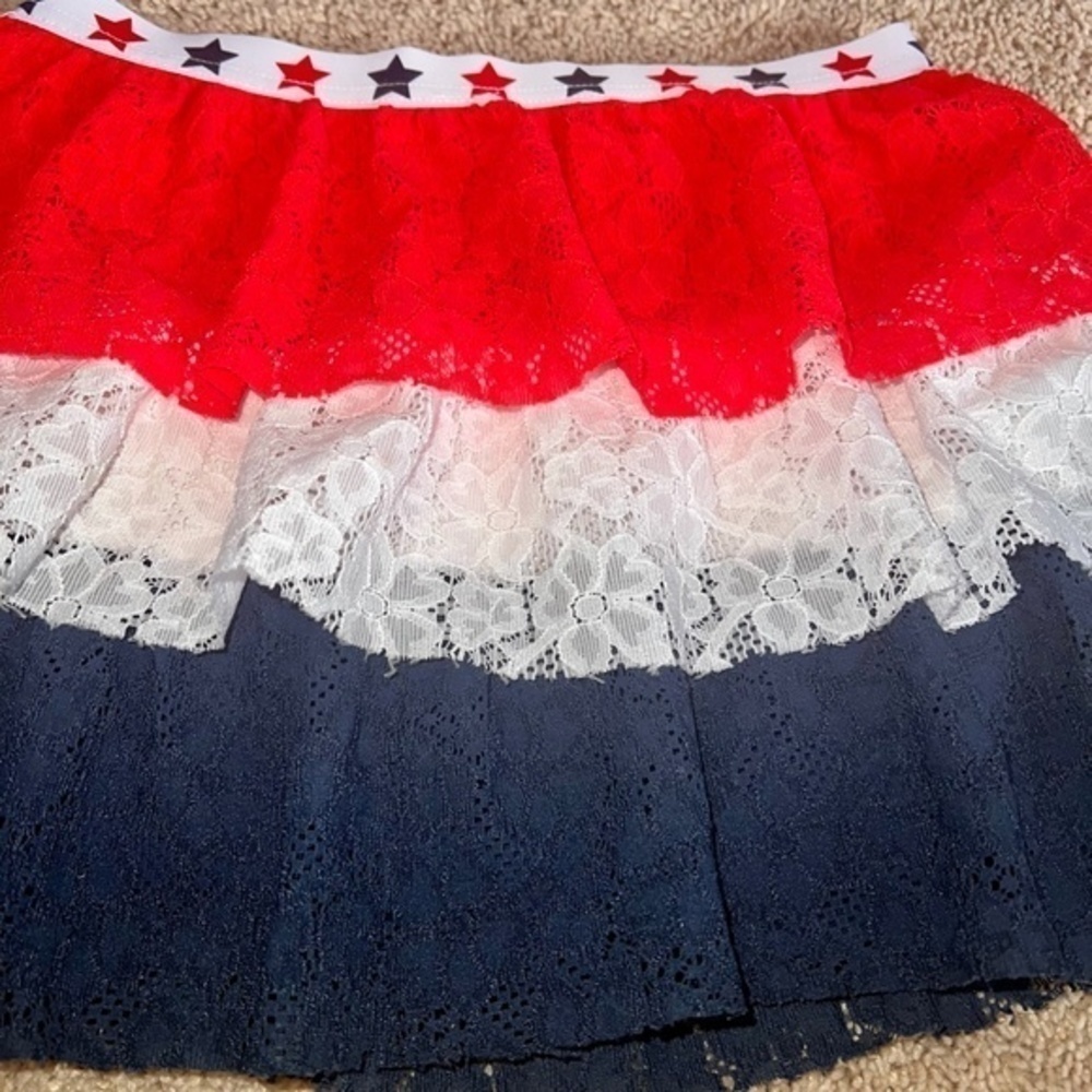 🥀 "Way To Celebrate" Patriotic Girl's Tutu - Picture 5 of 5